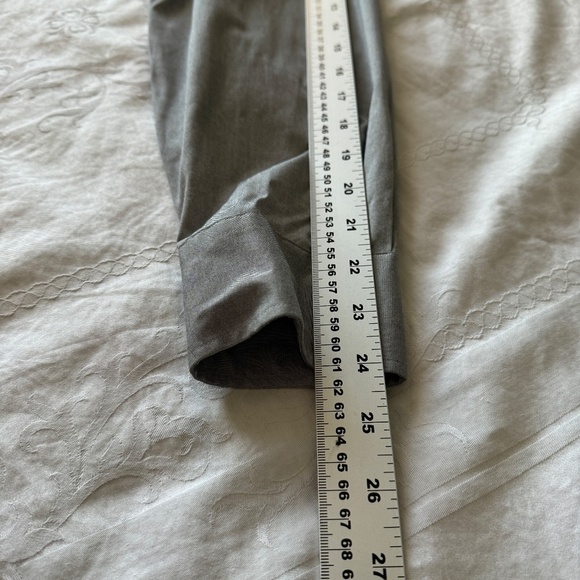 Joseph & Feiss Mens Non-Iron Silver-Gray Classic Fit Long Sleeve Button Shirt 17 - Picture 10 of 13